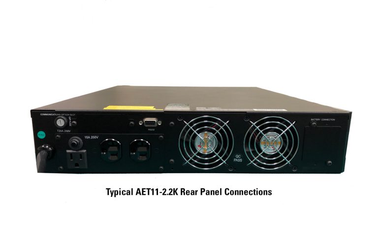 AET Series 1.5 - 3.2 KVA Single Phase Output True Online COTS UPS